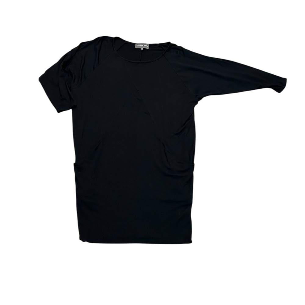 3/$15 MICHAEL STARS long black top with cropped sleeves